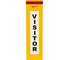 ''Visitor'' Sticker - For Rectangle Parking Bollard | Bparking-R-VS