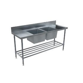 Double Sink Benches - Centre/Left/Right Bowls | 1800mm/2400mm