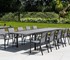 Jati Kebon - Mona Ceramic Extension Table With Sevilla Chairs 