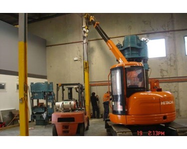 Machinery Transfers & Relocations - Spider Crawler Overhead Cranes