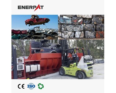 Enerpat - Car baler/press for scrap metal and used cars
