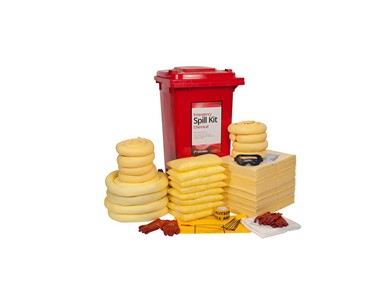 Stratex Wheeled Bin Premium Spill Kits - 240 Litre