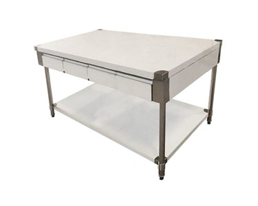 FED - Centre Island Bench With Drawers On Both Sides 1800 W X 1000 D