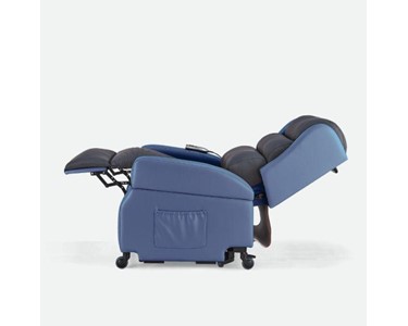 Aspire - ALTITUDE Single Action Recliner - Black/Blue