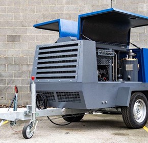 250 CFM Trailer-Mounted Diesel Air Compressor