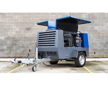 250 CFM Trailer-Mounted Diesel Air Compressor