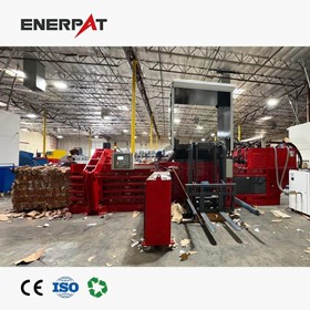 Fully Automatic Auto-Tie Industrial Cardboard Baler​