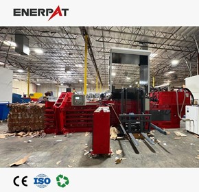 Fully Automatic Auto-Tie Industrial Cardboard Baler​