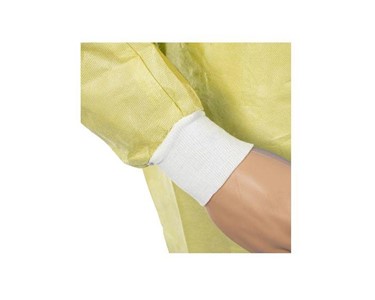 Isolation Gowns | TGA Approved Disposable PP/PE Yellow 100 Gowns