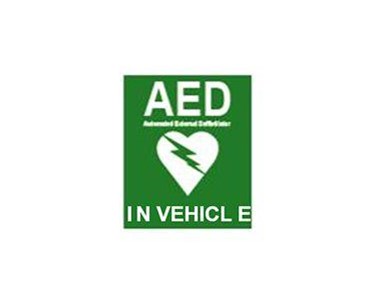 Defibs Plus - AED SIgnage |  AED Vehicle Sign