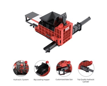 Enerpat - Triple Compression Lid Continuous Scrap Baler