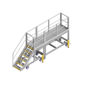 Fixed Plant Access Platform | Train Loadout Side Entry Platform – Anti-Slip