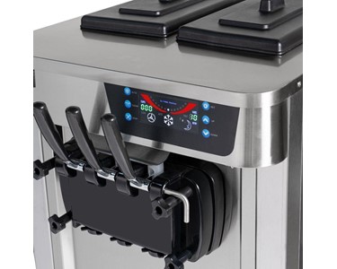 Aus Kitchen Pro - Soft Serve Machine | Frozen Yoghurt 2 Flavour Twist