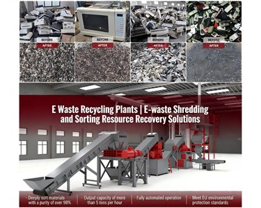 Enerpat - E waste recycling machine for PCB,cable,hard drive,computer,cell phone