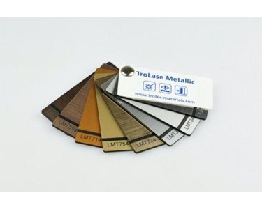 Trotec Laser - Engraving Materials | TroLase Metallic & TroLase Metallic Plus