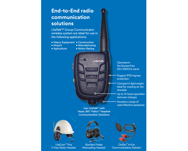 Short Range Two-Way Radio | LiteTalk Group Communicator