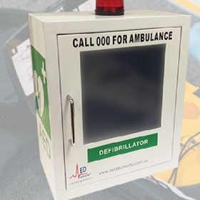 Alarmed Cabinet for Defibrillators
