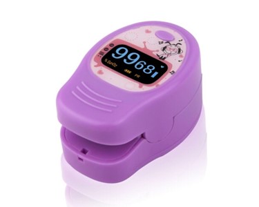 Warner and Webster - Paediatric Finger Pulse Oximeter Lilac | PC-60D-P/60D2