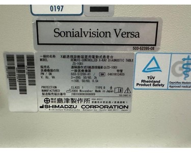 Shimadzu -  Sonialvision Versa Screening Room