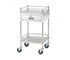 Stainless Steel Rounds Trolley 1 Drawer