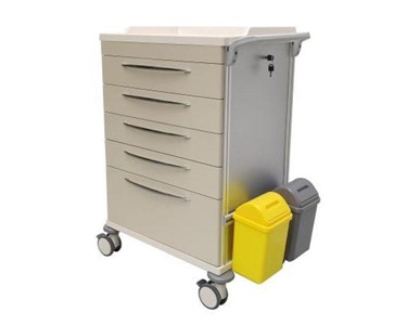 Medicine Trolley | Medication Cart 5 Drawer 