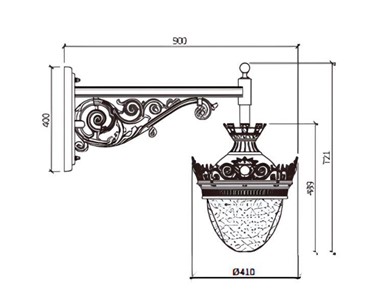 Wall Light | DHB-1208 | Kasesware Lighting