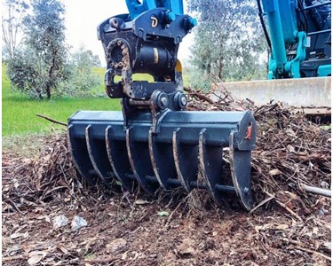 Roo Attachments - Stick Rake 1.7t - 36t