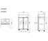 Atosa - Top Mounted Upright 2 Glass Door Showcase Freezer 1314 Mm| | MCF8602