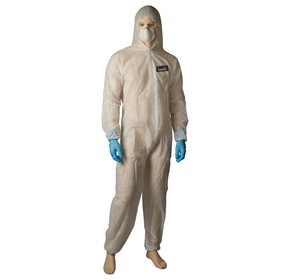 SMS Coveralls, Type 5/6, White, Large - Carton / 50