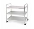 Vogue - Stainless Steel Trolley Cart 3 Tier - Small | F993