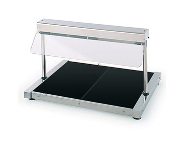 Versigen - Food Warmer | 2GN Size | Black Ceramic Glass | Heated Gantry | FTG2