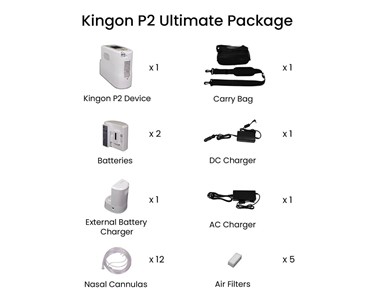 Kingon - Premium Kingon P2 Portable Oxygen Concentrator