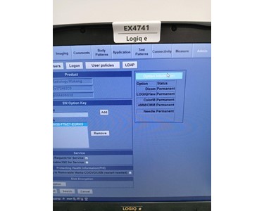 GE - Logiq e Ultrasound EX4741