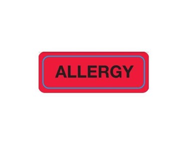 Medi-Print - Allergy Labels | LPM205