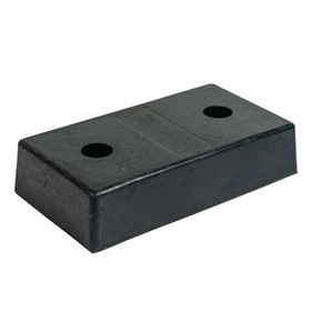 Docking Bumper Pad - Black Rubber | DBR-P450