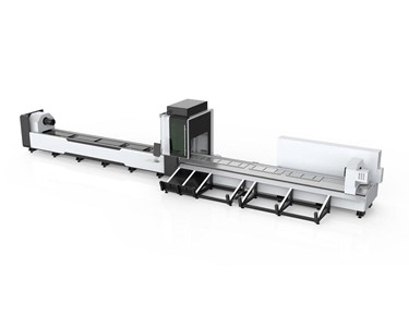 GWEIKE - LF60MS Tube Laser Cutter - 3 Chuck Fiber Laser