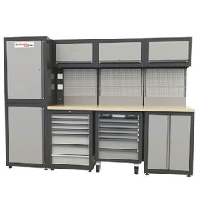 4-Door Industrial Cabinet Work Tables | AA777400 