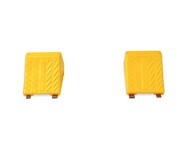 Enforcer Group - Car Wheel Chock | Plastic Yellow | WCP-Y