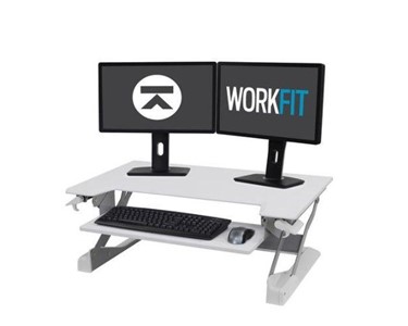 Ergotron - Office Workstation | WorkFit-TL, Sit-Stand Desktop Workstation