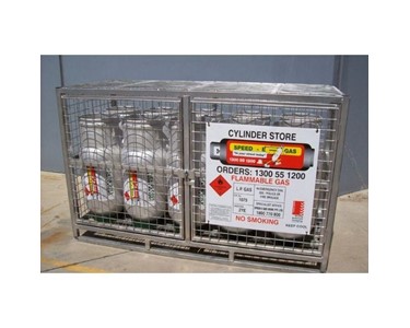 JNI Pallet Systems - Forklift Gas Storage Cage