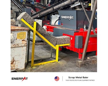 Enerpat - Hopper-Type Aluminum Scrap Baler for Aluminum Offcuts