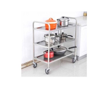 SOGA - 3 Tier Stainless Steel Trolley Cart Large 860 W X 540 D X 940 H 