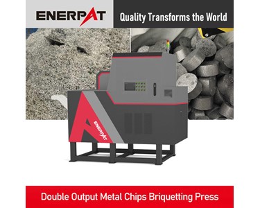 Enerpat - Double Output Metal Chips Briquetting Press