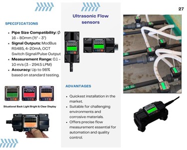 APS Technology Australia - Clamp-on Type Ultrasonic Flowmeter