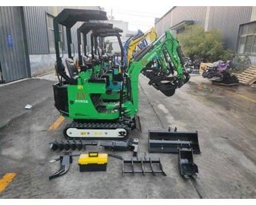 Rubber Tracks 1 Ton Small Crawler Excavator