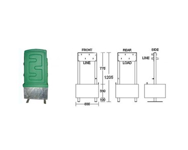 Current Industries - Electrical Cabinets I 2A Termination Pillar