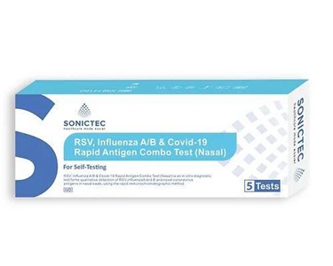 Sonictec - RSV|COVID -19|Influenza A & B Rapid Antigen Test Kit | 5packs