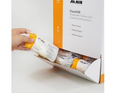 MIR - FlowMir Disposable Turbines with Mouthpiece x 60 for MIR Spirometers