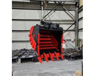 Roo Attachments - Rock Buckets Attachments | 30-36TON 1500MM WIDE