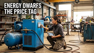 Rotary screw air compressor price guide Australia 2026: cost, energy and fit